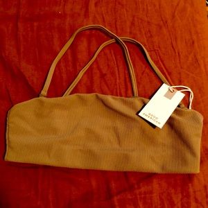 NWT Good American RIB BETTER BAND TOP